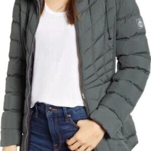 Bernardo Green Primaloft Duck Free Down Winter Puffer Coat